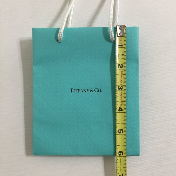 Tiffany & Co Mini Paper Gift Bag 6" x 5" x 3" NEW! - Picture 9 of 14